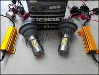 Ново!P21W/T20 DRL Canbus светлини за мигач 62 LED 4014 2х15W -2бр IP65