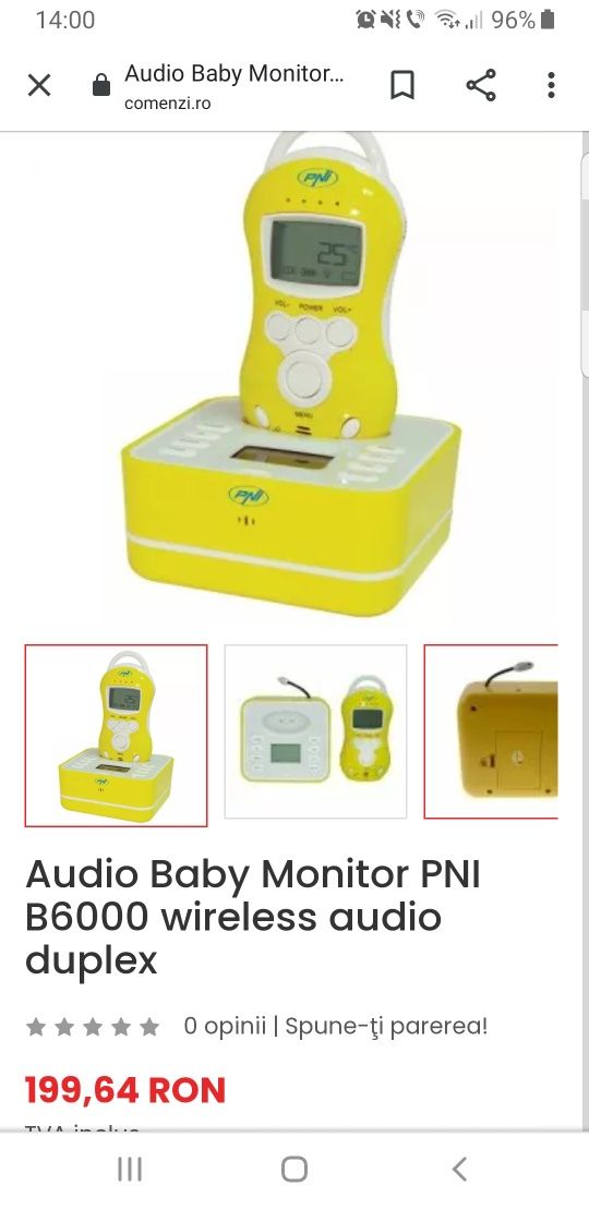 Audio baby monitor