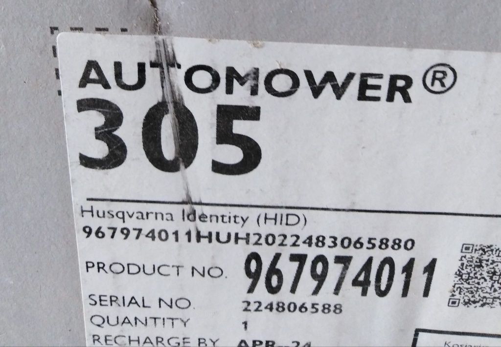 Husqvarna automower, robot de tuns gazon.