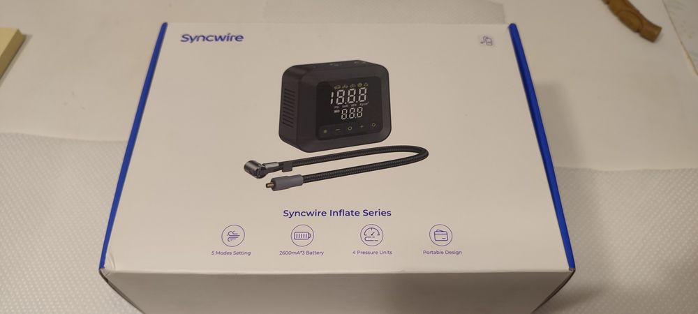 Compresor portabil Syncwire Inflate 280 10.35 Bar  multifunctional