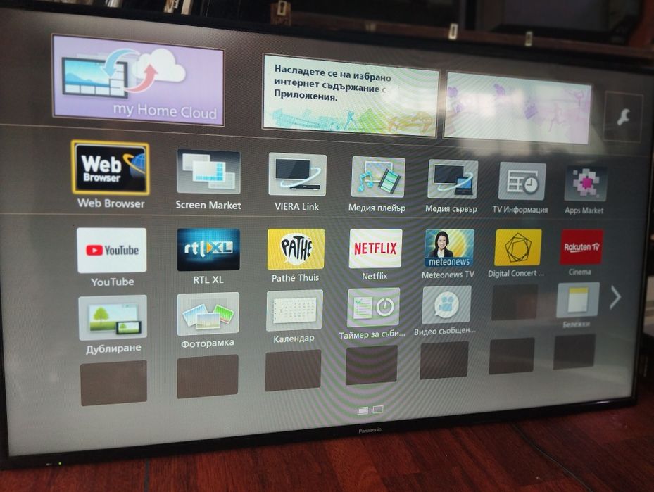 Panasonic 50инча смарт wi fi