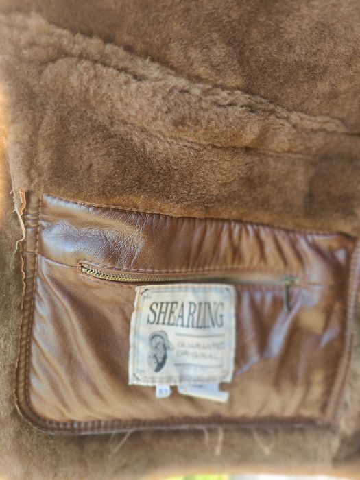 Cojoc barbat piele / blana naturala miel XL -52 NOU Maro Shearling