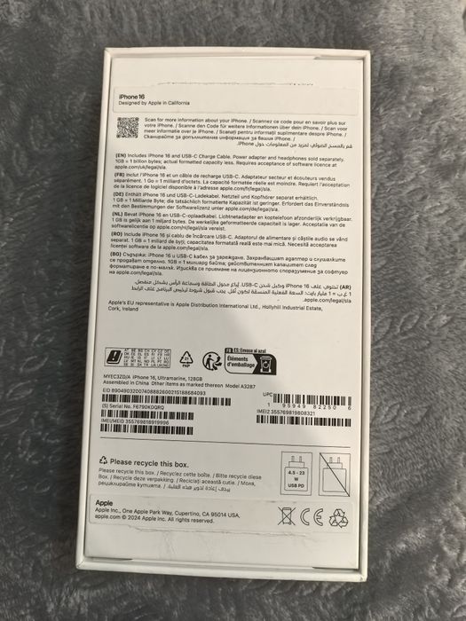 Iphone 16 ultramarine 128gb