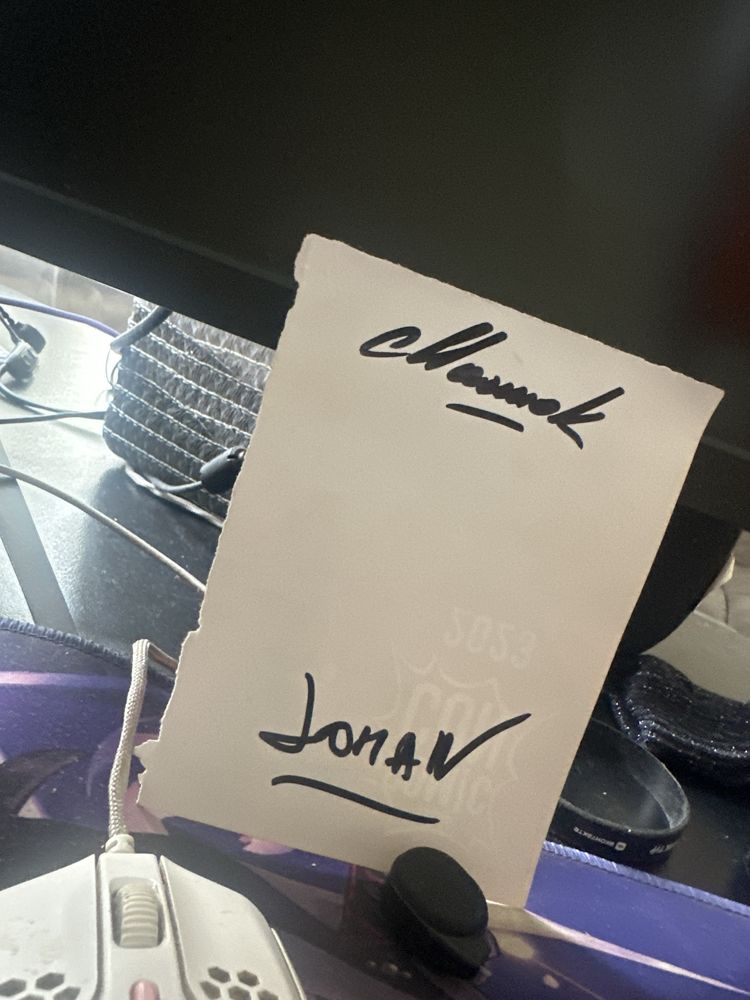 Автограф MARMOK и johan