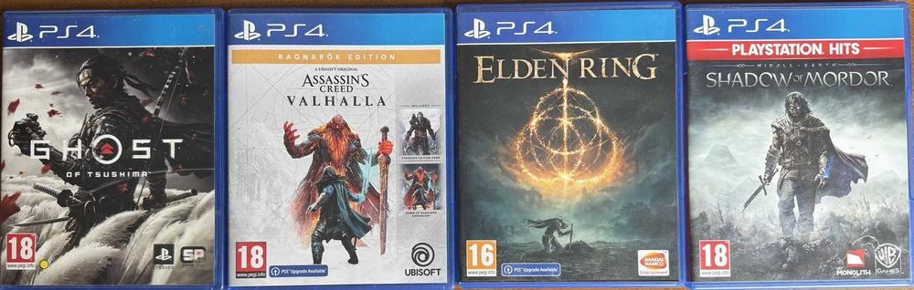 ИГРИ ЗА PS4/5 - Elden Ring Assassin's Creed Ragnarök Ghost of Tsushima
