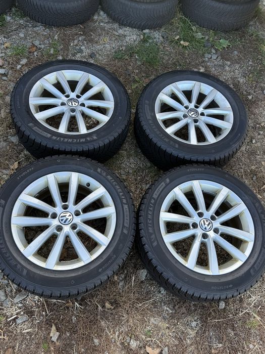 Roti de iarna originale Vw Tiguan cu cauciucuri Michelin 235/55/17