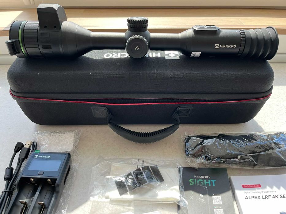 Цифров прицел с далекомер HIKMICRO Alpex 4K LRF A50EL 3,5×28