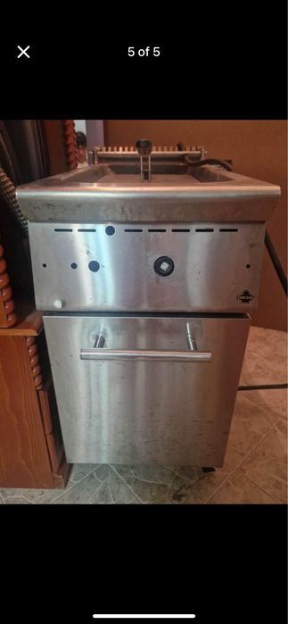 Професионален италиански фритюрник от неръждавейка