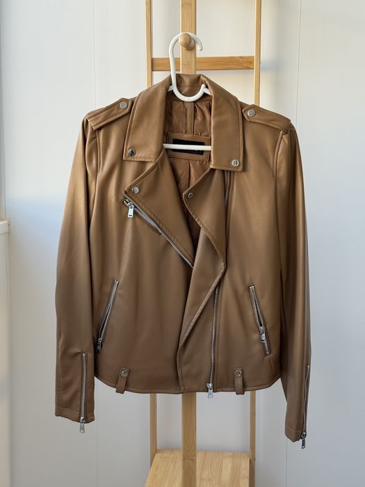 Кафяво кожено яке Mohito - изкуствена/веган кожа