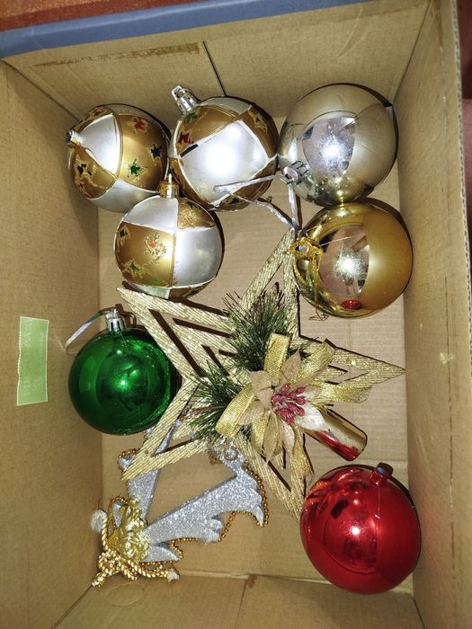 Ёлочные игрушки.