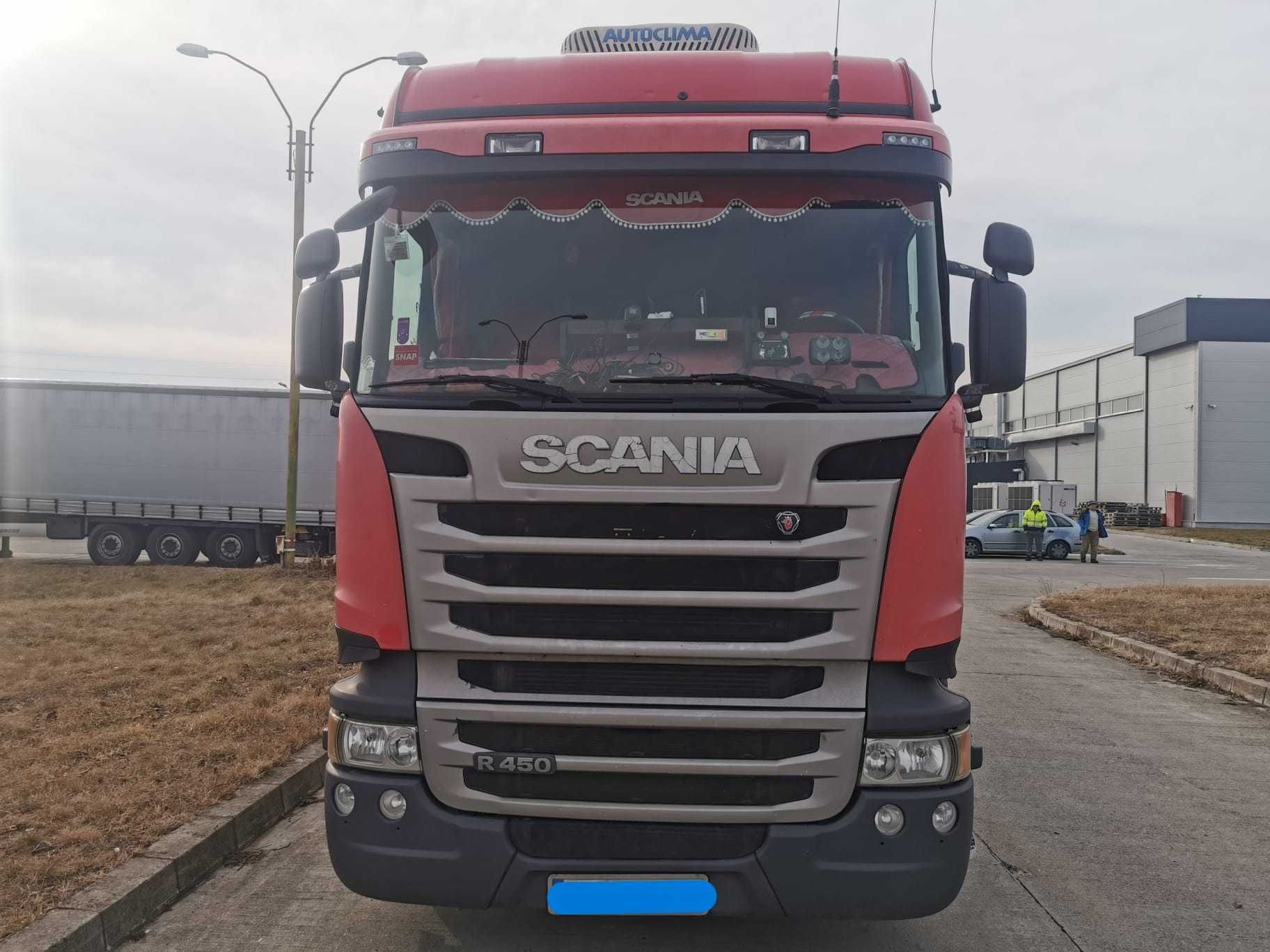 SCANIA R450 RETARDER,Clima de stationare