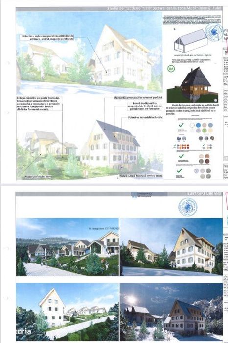 3 Terenuri cu Autorizatie de constructie, partia de schi , Marisel