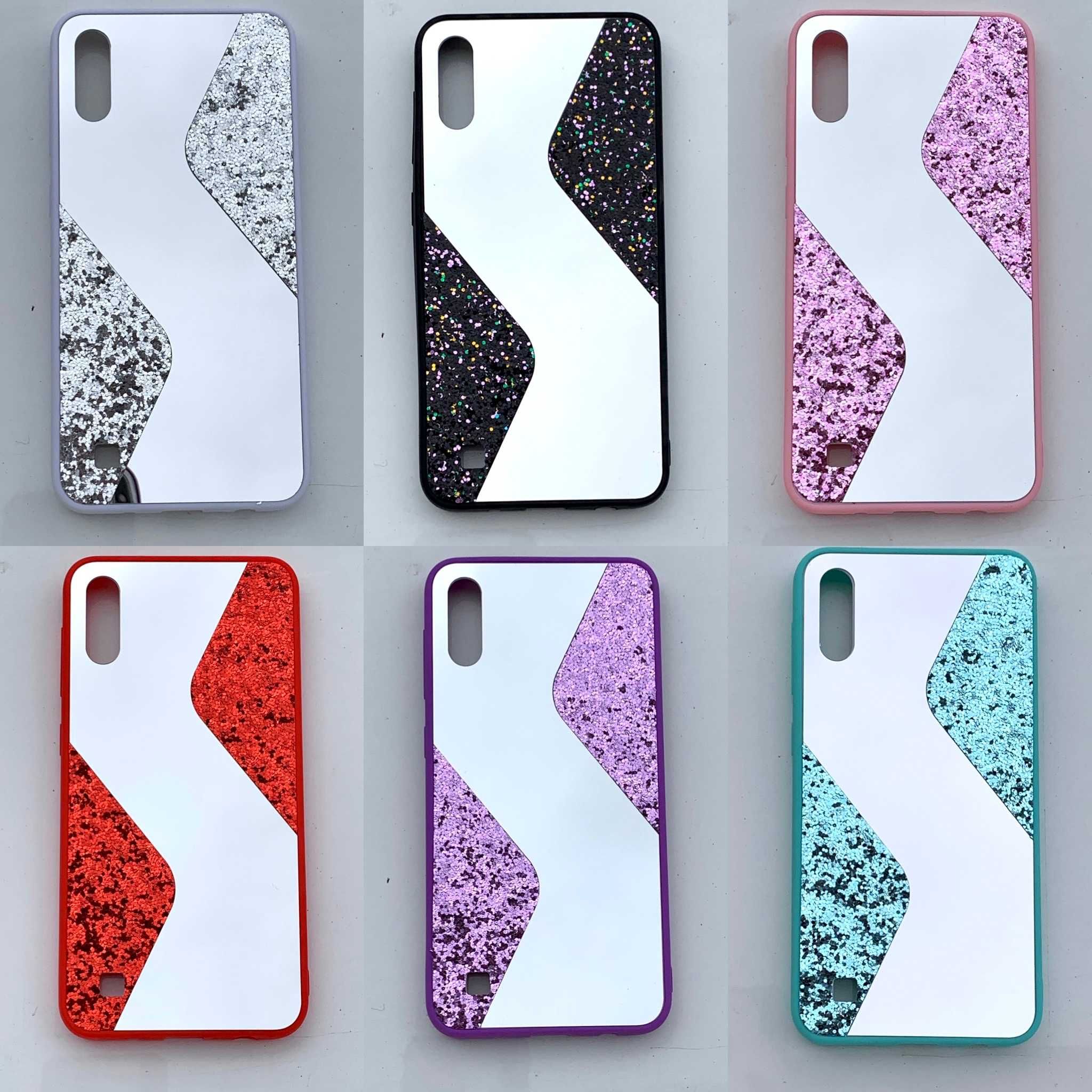 Husa tip oglinda cu sclipici pt Samsung Galaxy A10 / A32 5G / A72