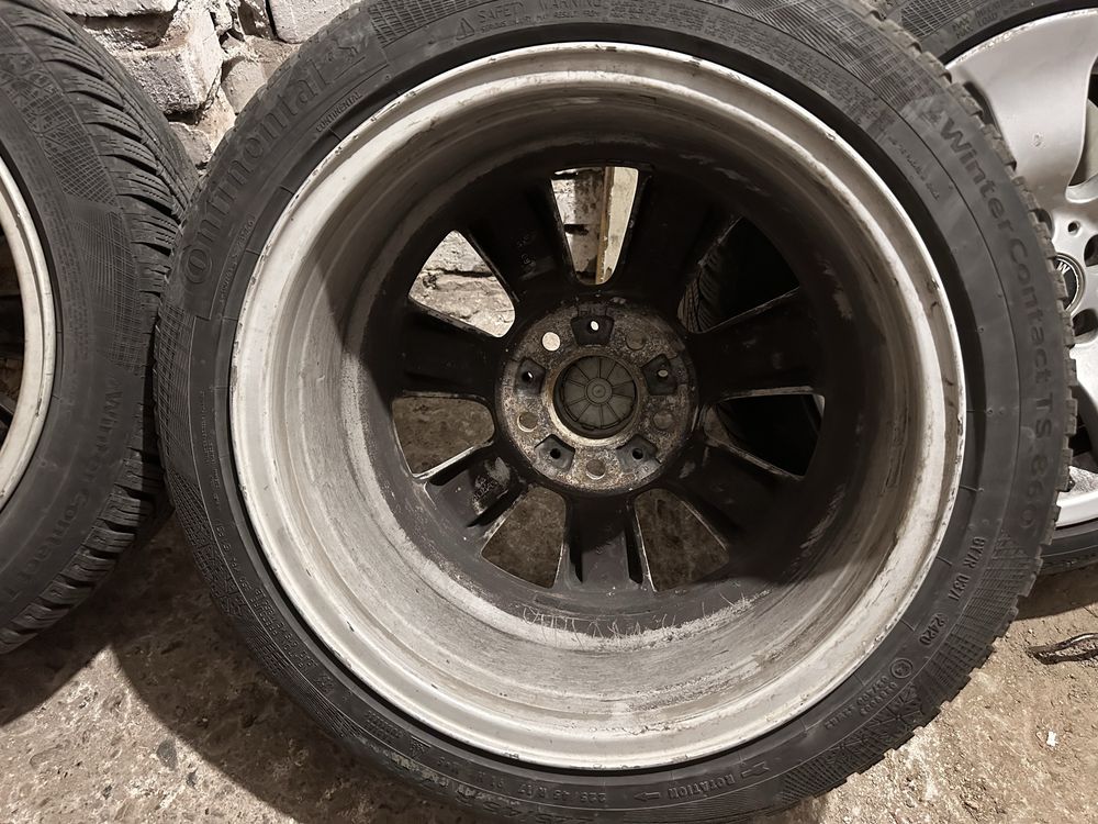 BMW джанти с гуми 225/45/17 continental winter contact TS860