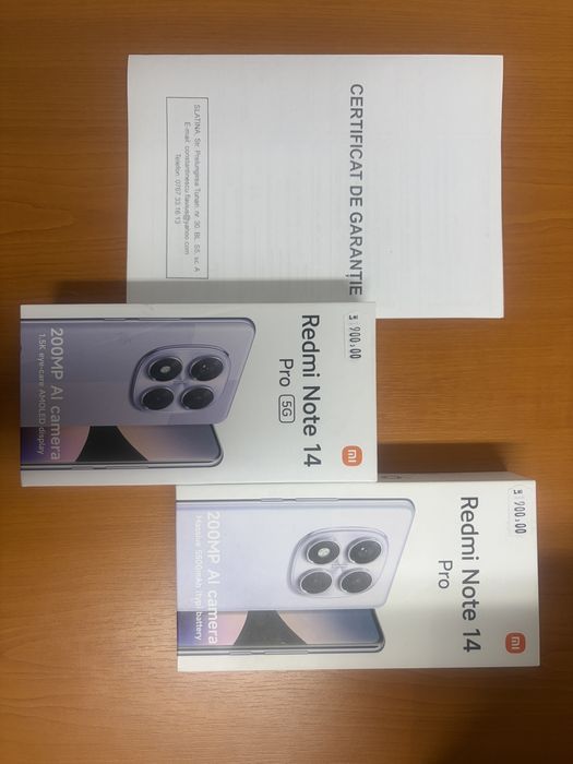 Xiaomi Redmi Note 14 pro, nou, garantie