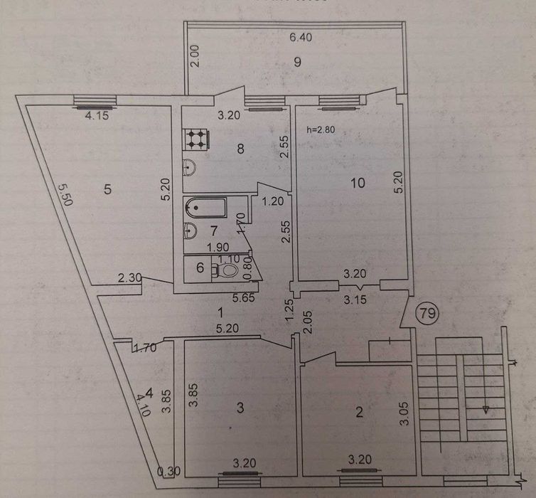 Кушбеги 4/5/5 Продаётся Квартира Solaris олдида  Яккасарой