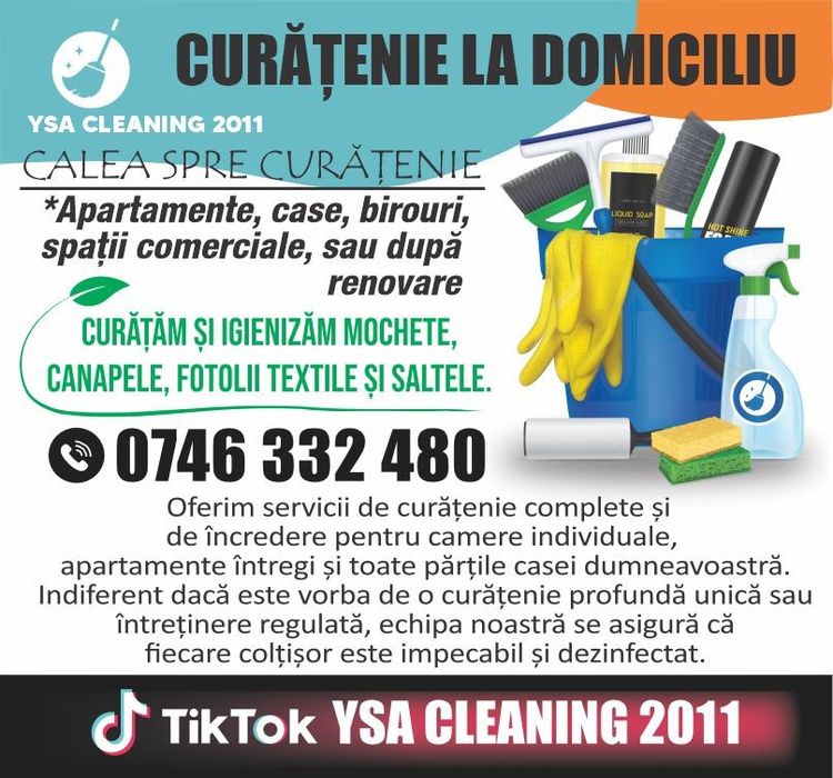 Servicii de curățenie la domiciliu Brăila