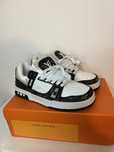 Louis Vuitton Trainers Sneakers Black and White
