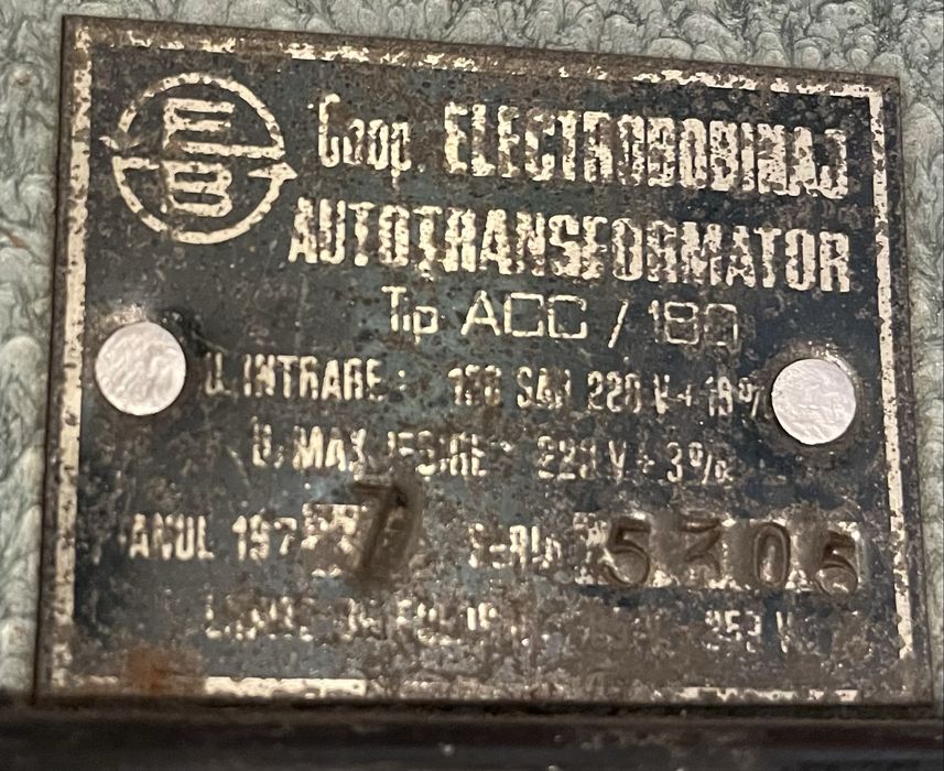 Autotransformator retro