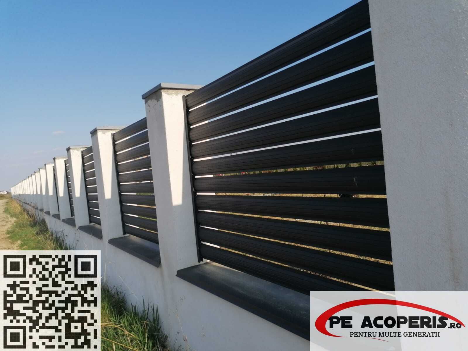 Sipca metalica pentru poarta si gard, montaj rapid, garantie 30 ani!