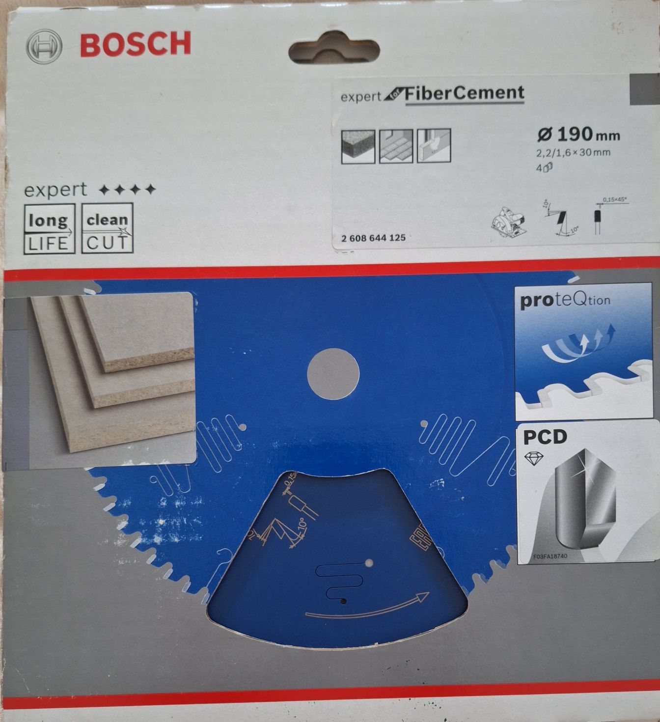 Disc pentru fierastrau circular, Bosch Expert for Fiber Ciment, 190x2.