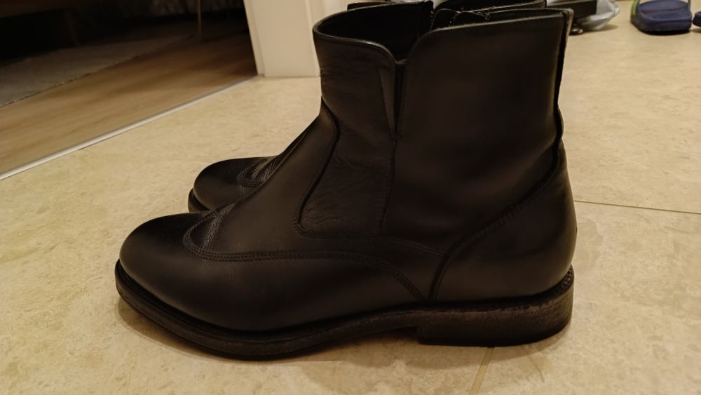 Ghete piele negru Denis Barbati