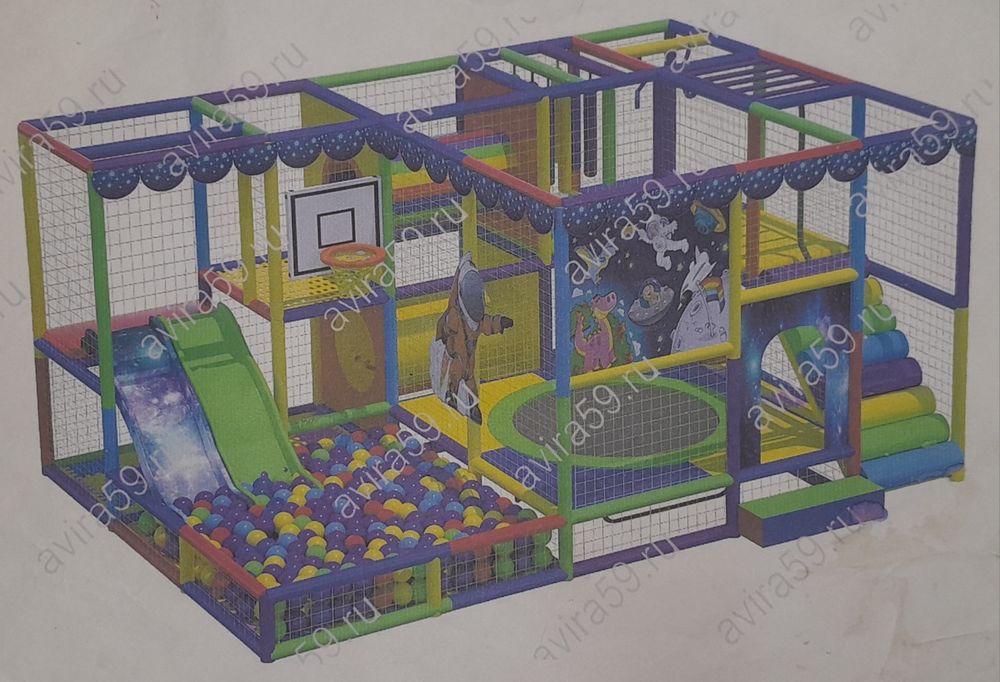 Продаётся детский лабиринт, стационарный, разборный