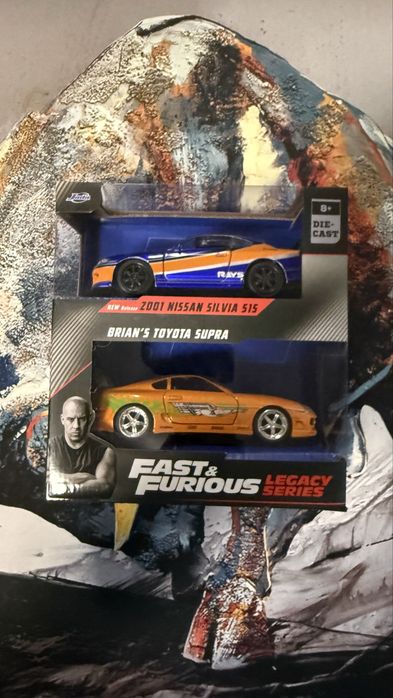 Fast & Furious Brian’s Supra + Nissan Silvia S15 Diecast