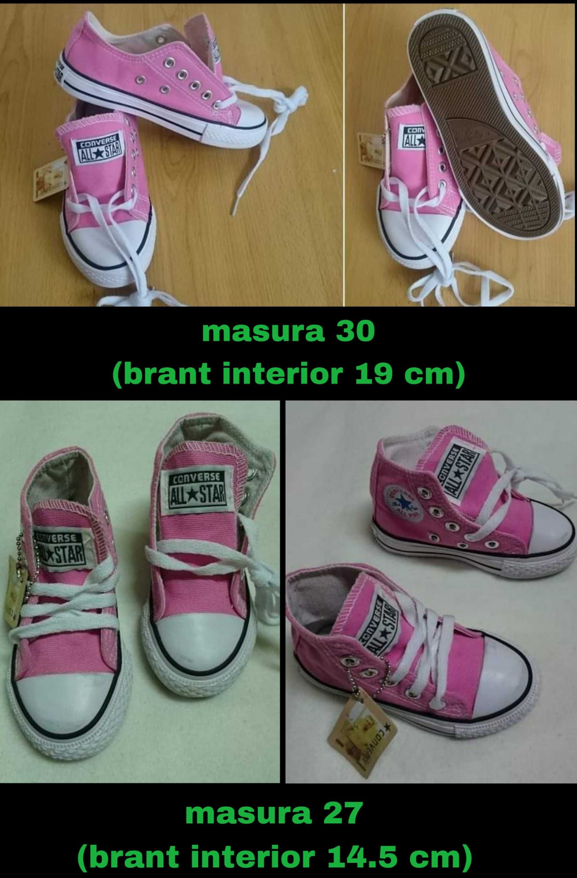 Converse josi sau inalti, marimi 23-32