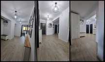 Apartament mobilat, 3 dormitoare + living open-space, 78 mp utili