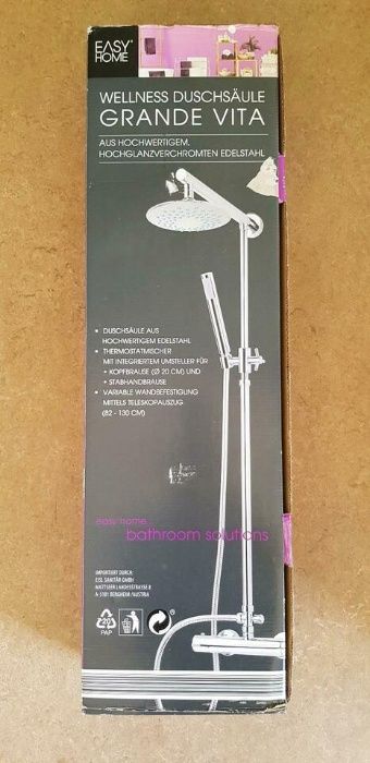 Set dus cu baterie termostatata