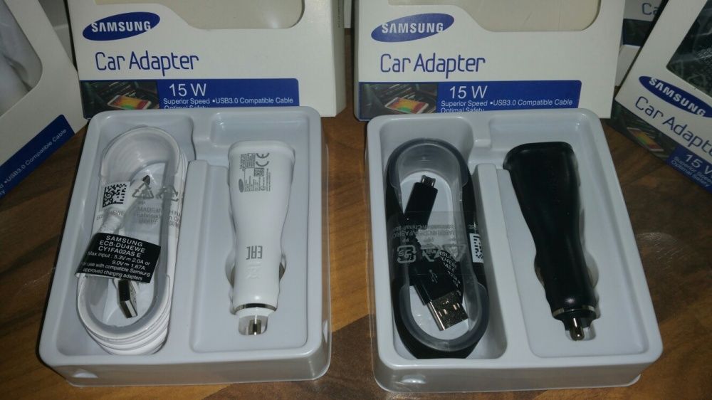 Incarcator auto+cablu Fast Charge original Samsung S6 7 8 9 10 Note8 9
