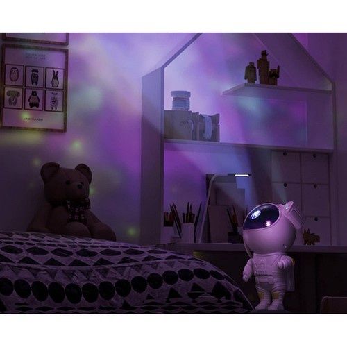 LED/Лед звезден проектор – астронавт, нощна лампа със колонка