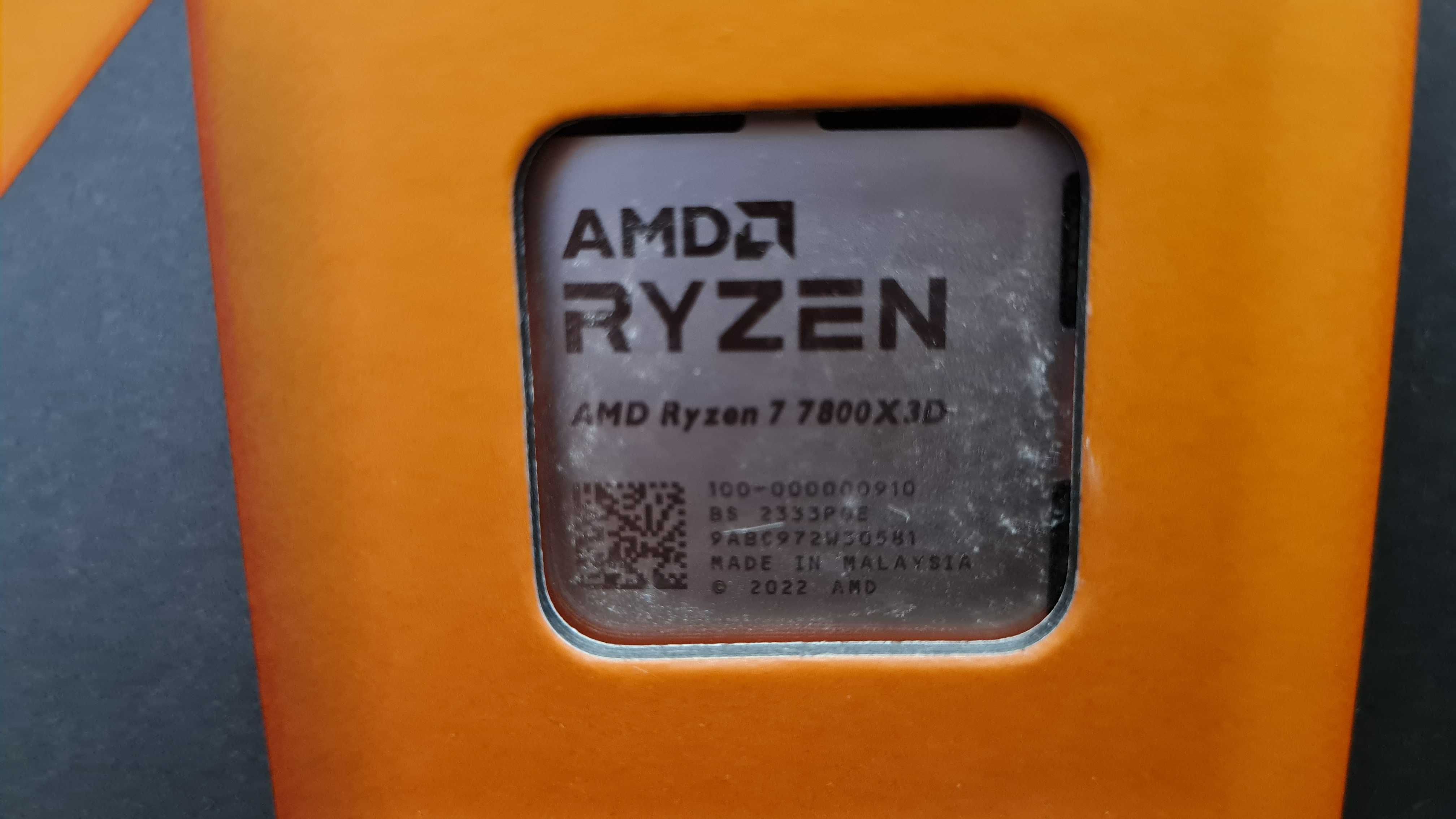 Новый Процессор AMD Ryzen 7800X3D. Сокет AM5. Запечатанный Box из США.