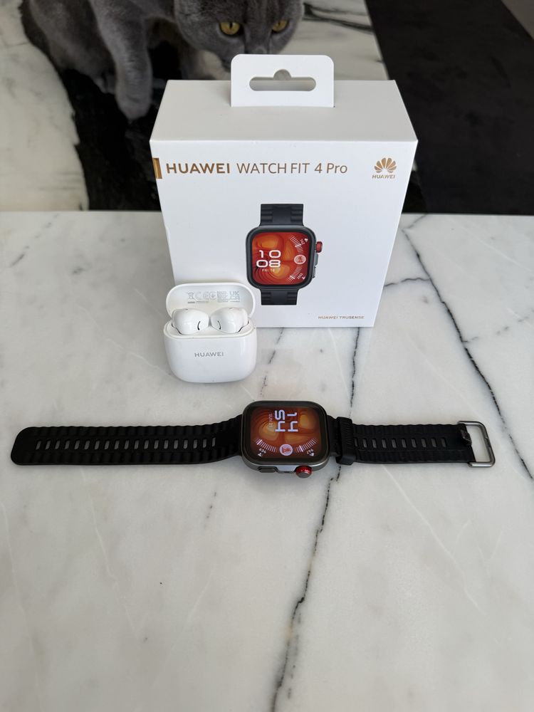 Часовник Huawei fit 4 pro със слушалки