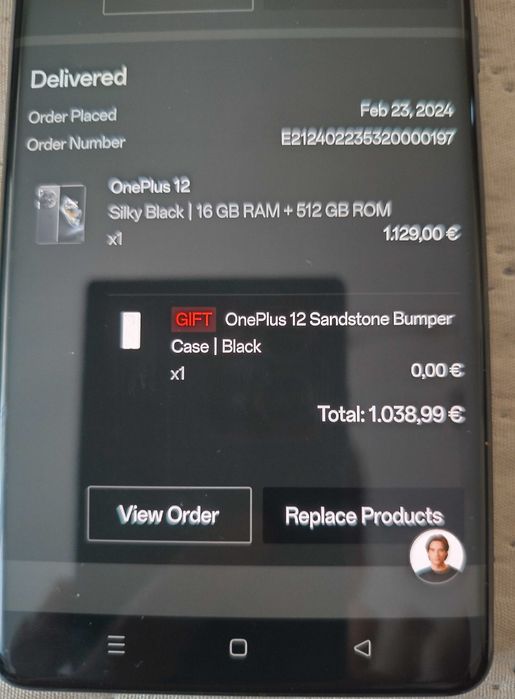 Oneplus 12 16/512GB в гаранция
