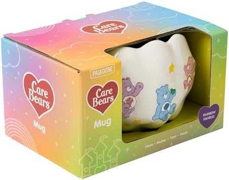 Нова Колекционерска Care Bears чаша с дъга 450 мл керамика Мечета дете