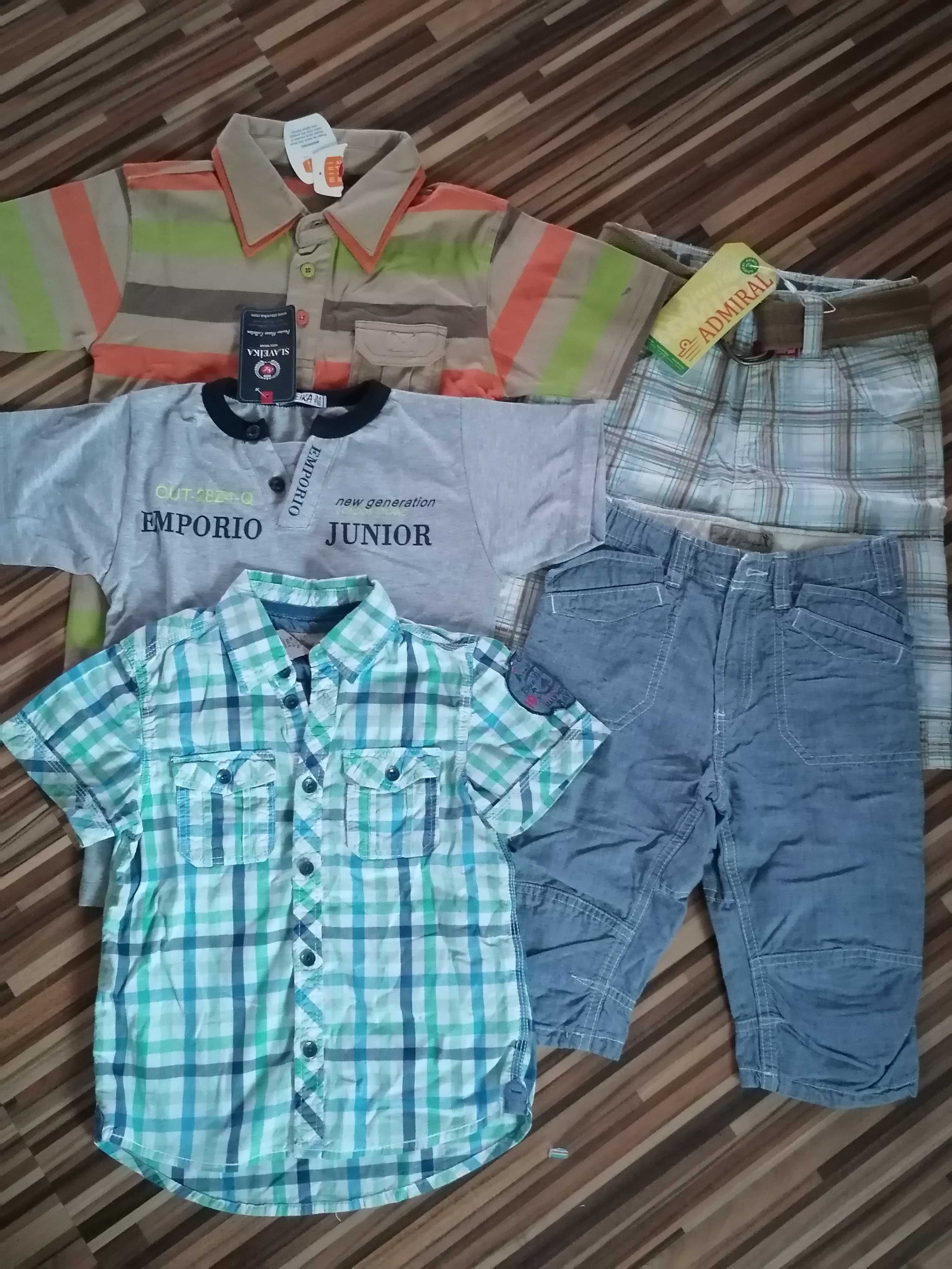 Летни дрехи за момче 5-6год,с Етикет