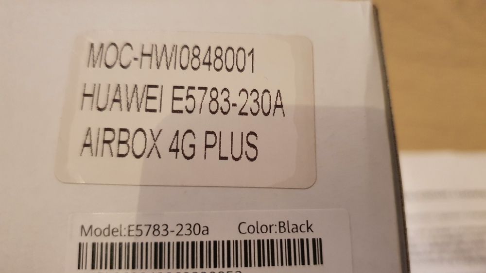 HUAWEI e5783 AirBox 4G+ Router CAT 7 Nou NECODAT SIGILAT Curier OLX