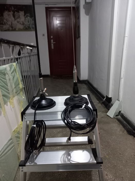 Antena stație cb cu talpa magnetica si fir 4m