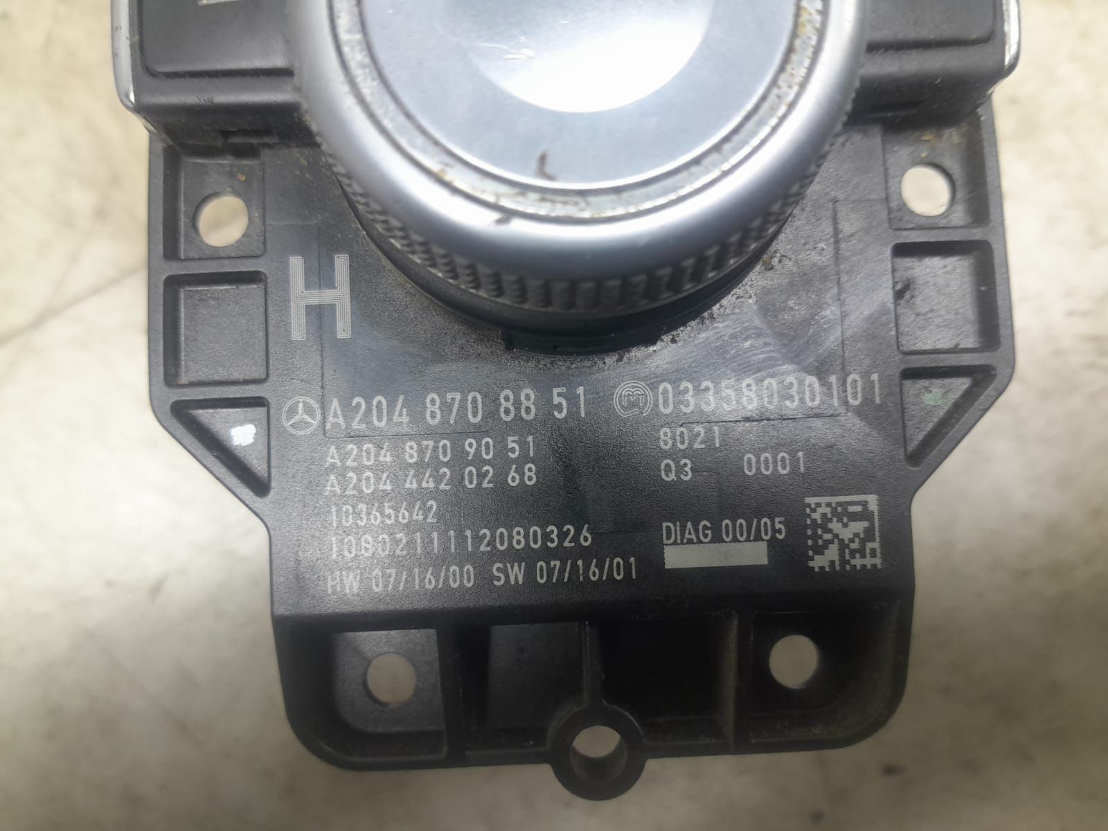 Joystick navigatie a2048708851 Mercedes-Benz C-Class W204/S204 [2007