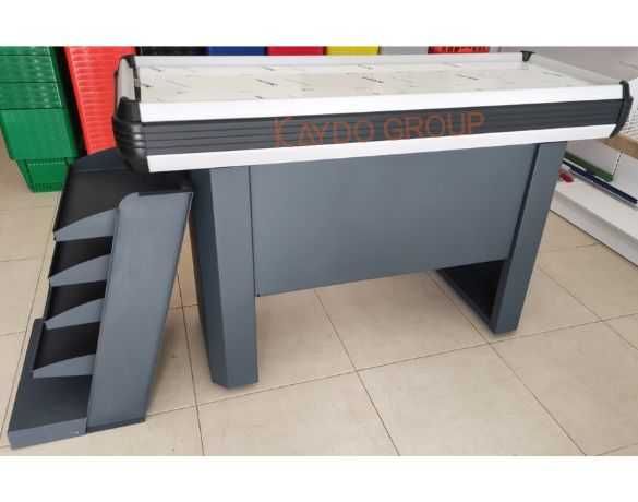 Касов модул / Каса за магазин 1,50м RAL-7016 тъмно сив