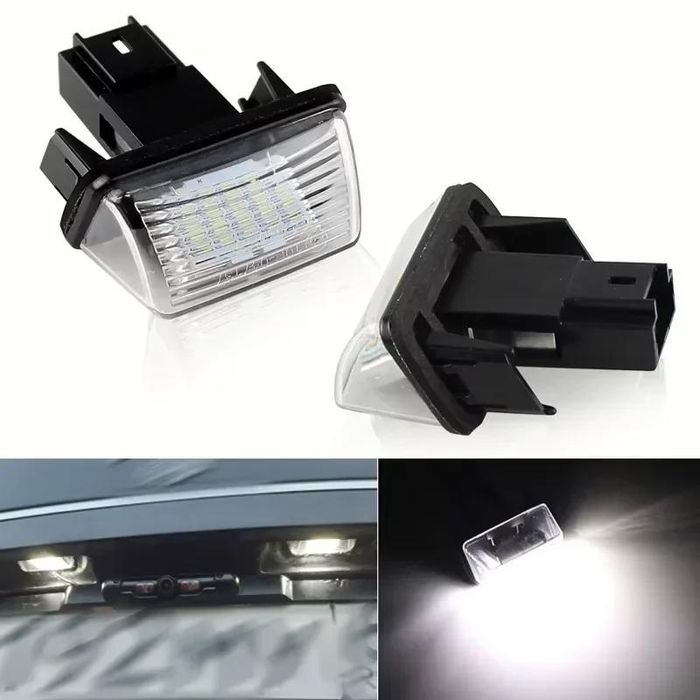 Плафони LED №5065-18 за регистрационен номер Peugeot Partner Citroen C