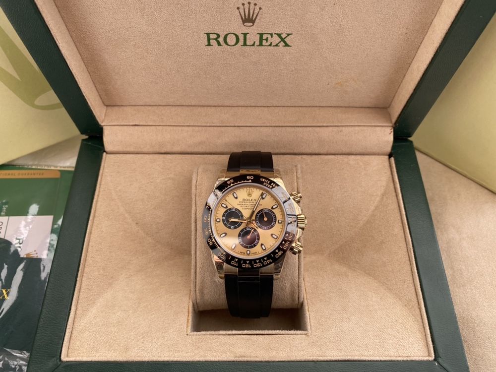 Rolex Daytona Cosmograph Ceramic Gold, Automat Chronograph ETA4130