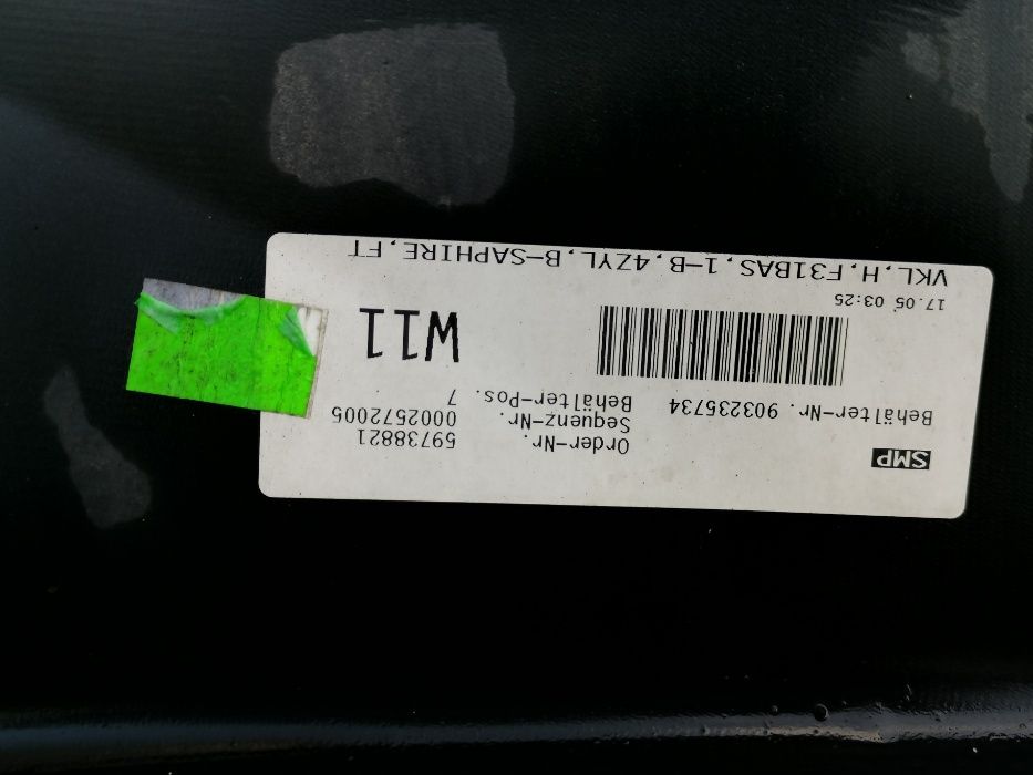 Задна оригинална броня за бмв ф31 (светлоотразители)