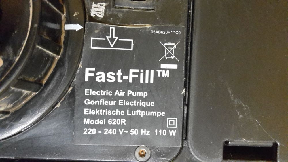 Помпа за въздух fast fill 620r