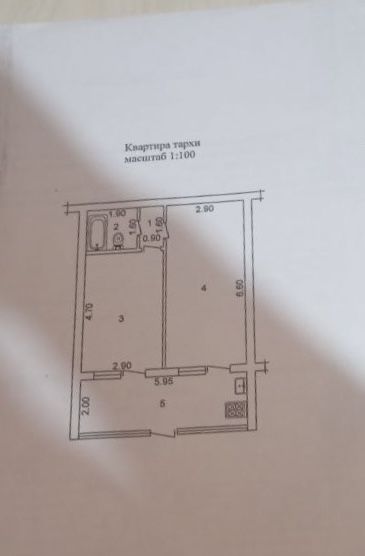 Срочно! Квартира 2/1/4. 49м2 Мирабад. Куйлюк 1 массив