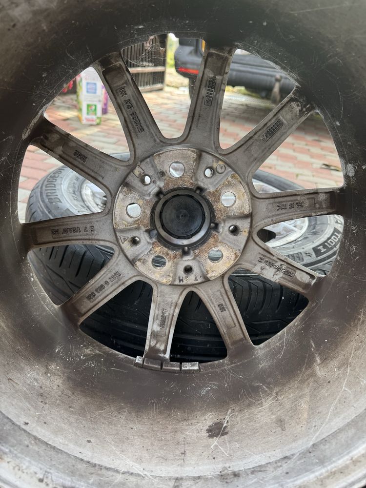 Jante BMW 5x120 , anvelope 225 55 17 , Brigistone