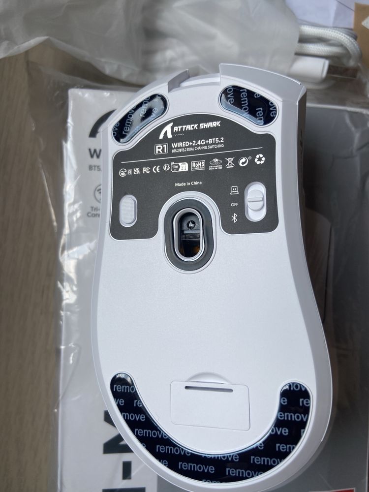 Безжична Гейминг Мишка Shark Attack R1 2.4G, Bluetooth 5.2