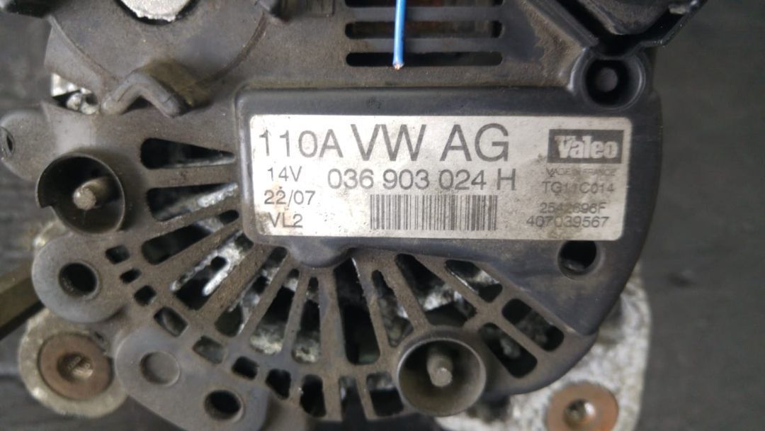 Alternator 1.4 b seat leon altea vw polo 9n fox seat ibiza skoda fabia audi a2 036903024h
